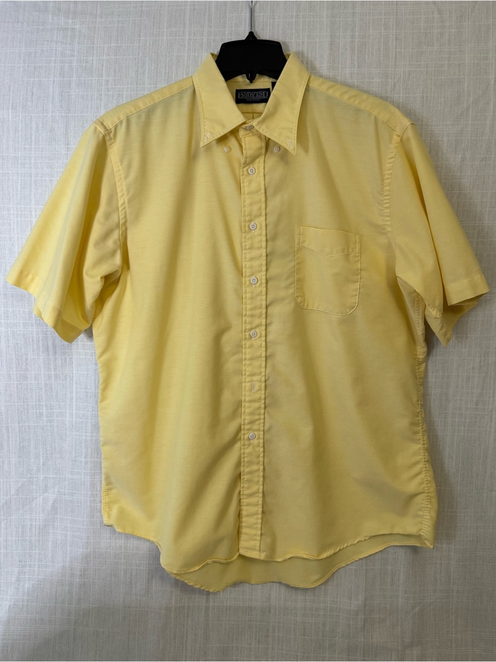Land’s End Yellow Button Down Size Regular 17